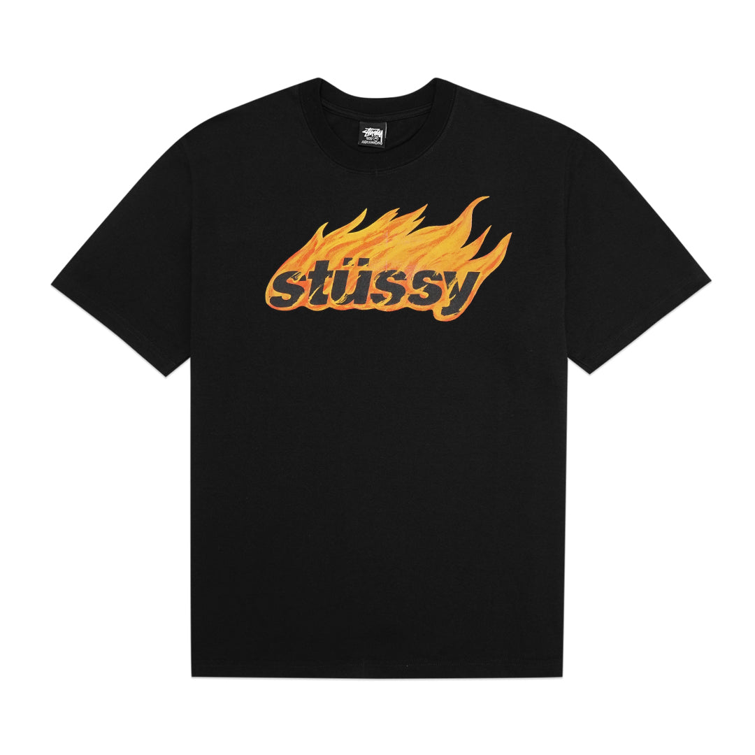 Stussy Flames Graphic T-Shirt