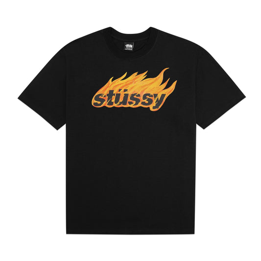 Stussy Flames Graphic T-Shirt