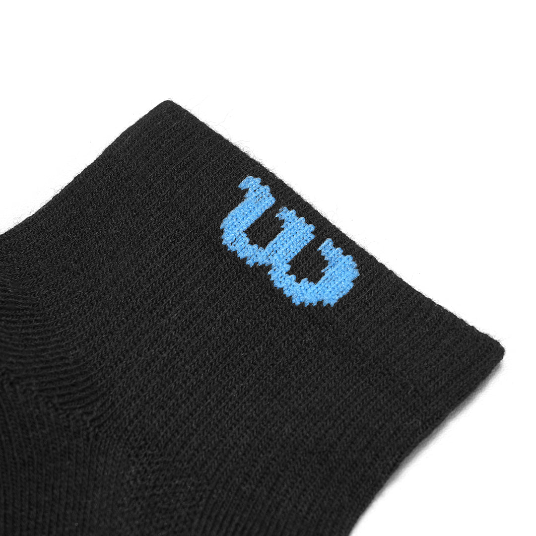 Wilson Blue W Logo Ankle Socks