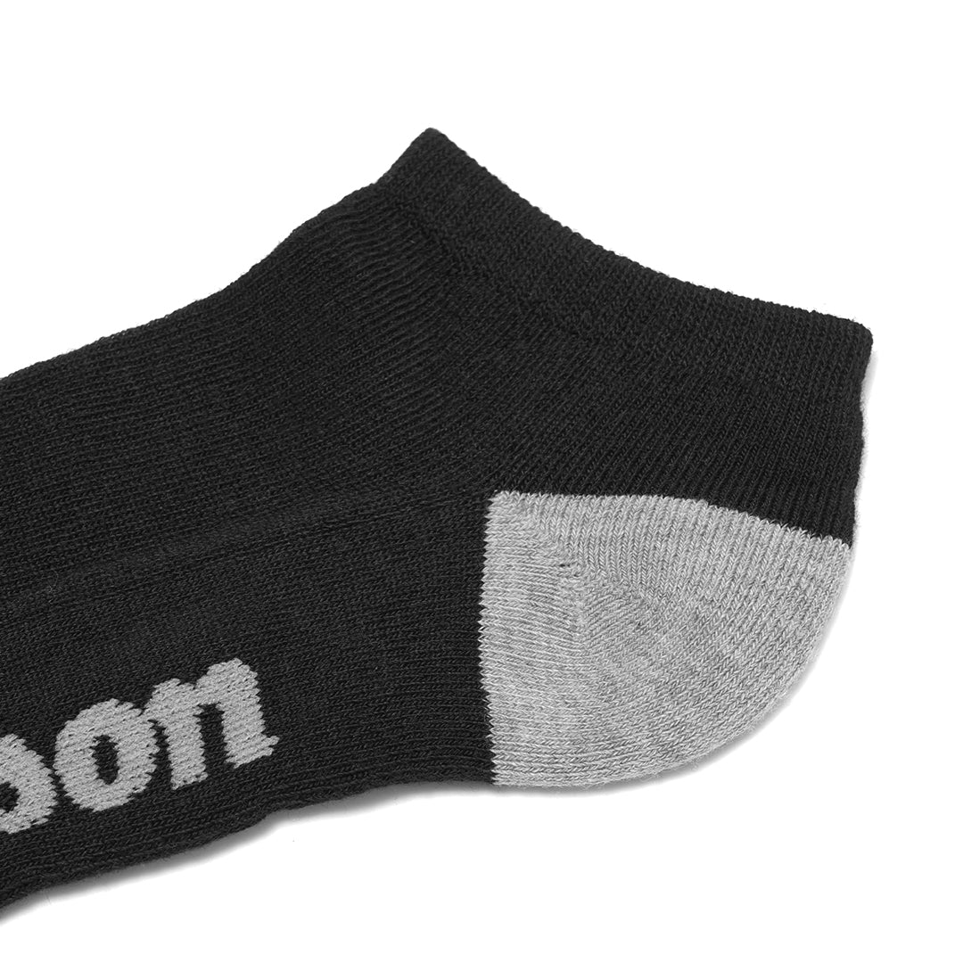 Wilson Bottom Logo Cushioned Low Cut Socks