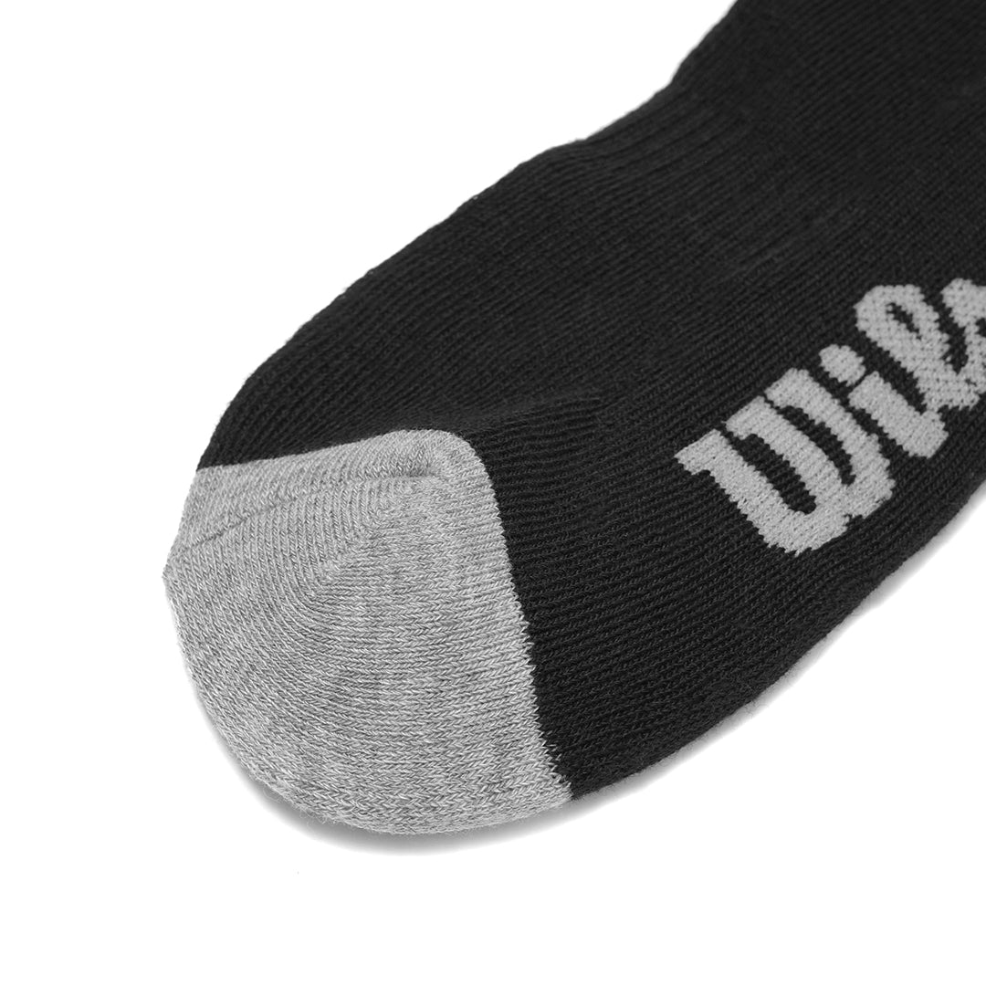 Wilson Bottom Logo Cushioned Low Cut Socks