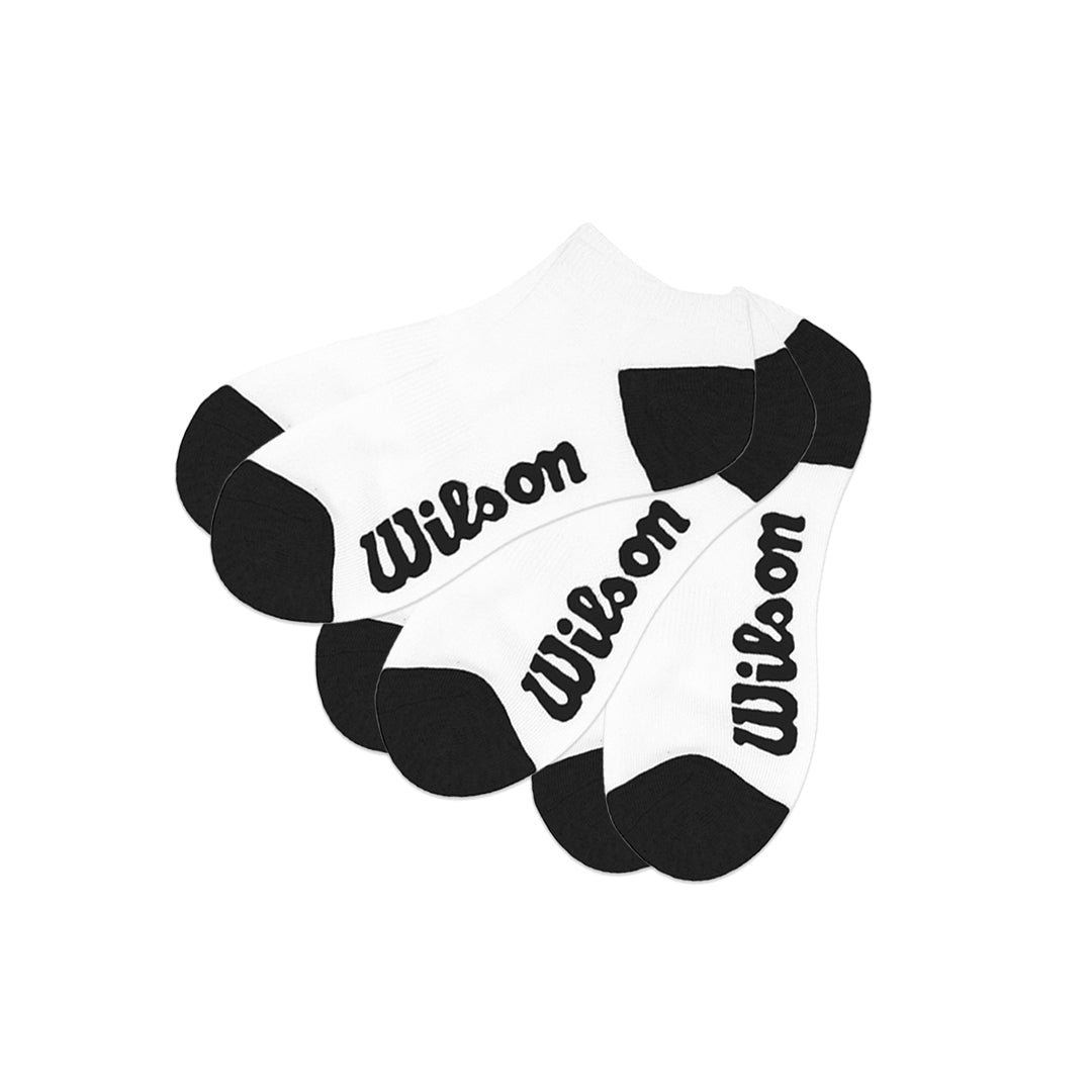Wilson Bottom Logo Cushioned Low Cut Socks