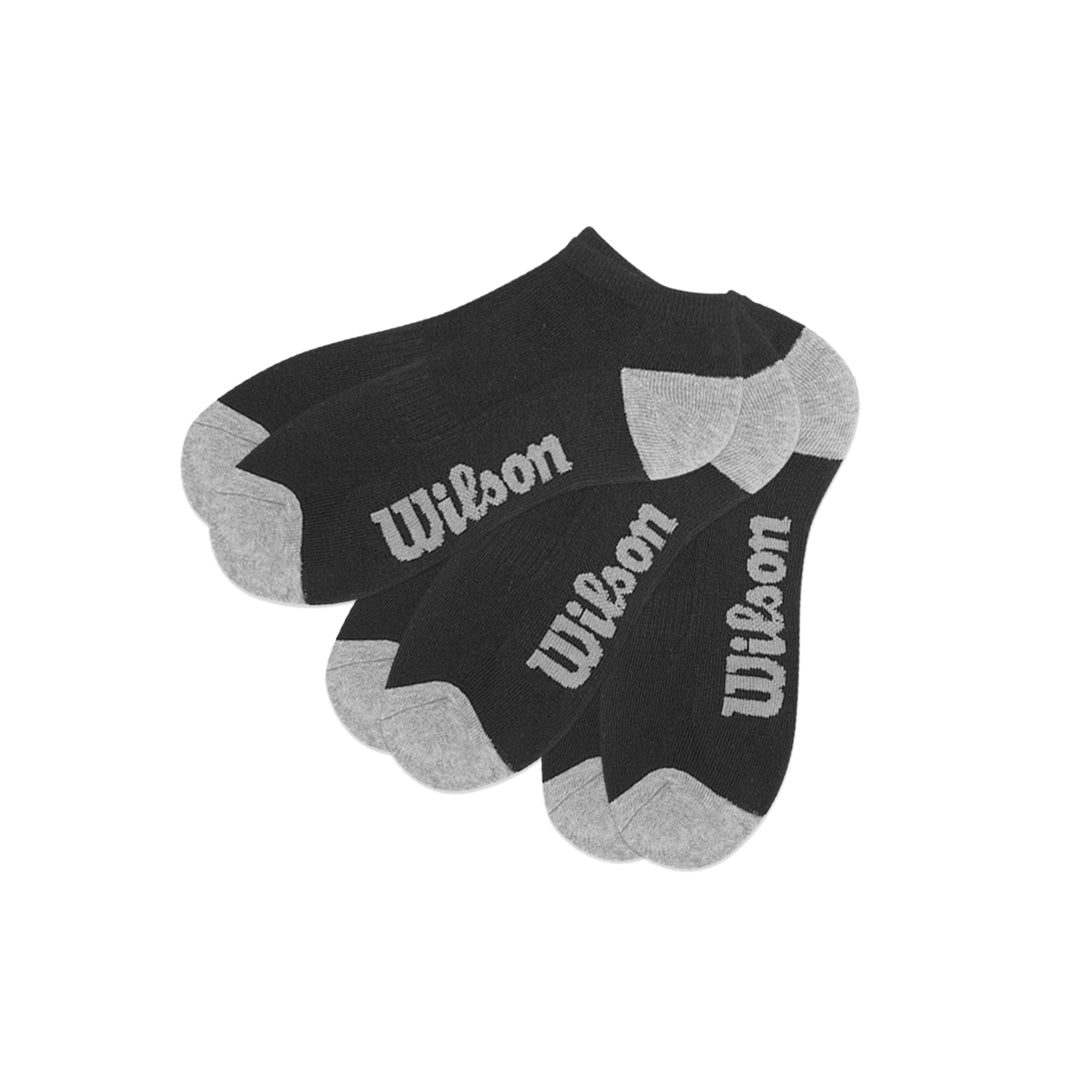 Wilson Bottom Logo Cushioned Low Cut Socks