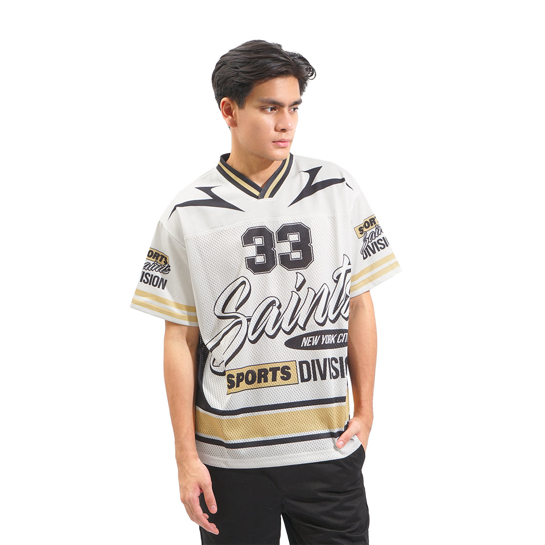 Saint Michael Sport Division 33 American Retro Jersey T-Shirt