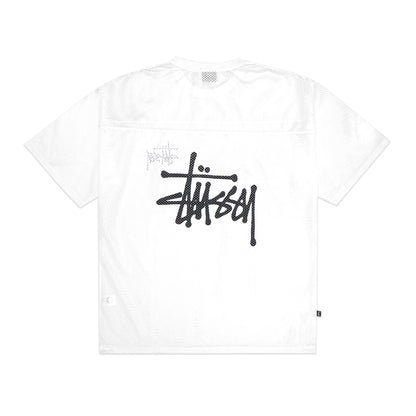 Stussy Stock Logo Mesh Jersey T-Shirt