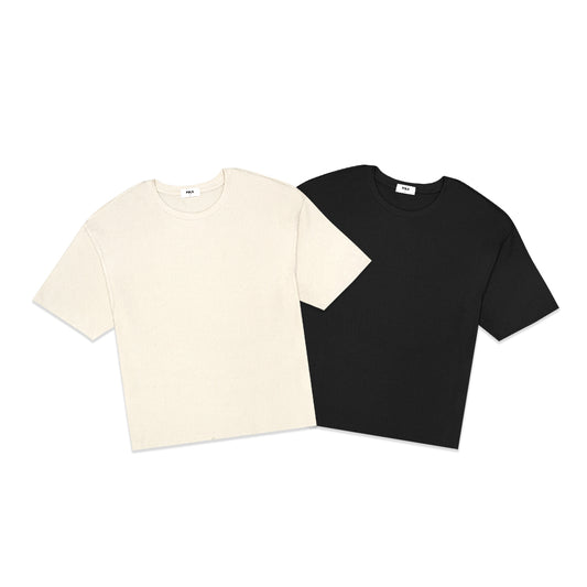 FOLX Reverse Stitch Textured T-Shirt