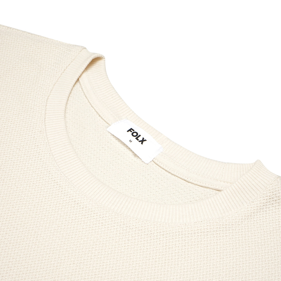 FOLX Reverse Stitch Textured T-Shirt