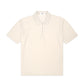 FOLX Tonal Textured Zip Polo Shirt