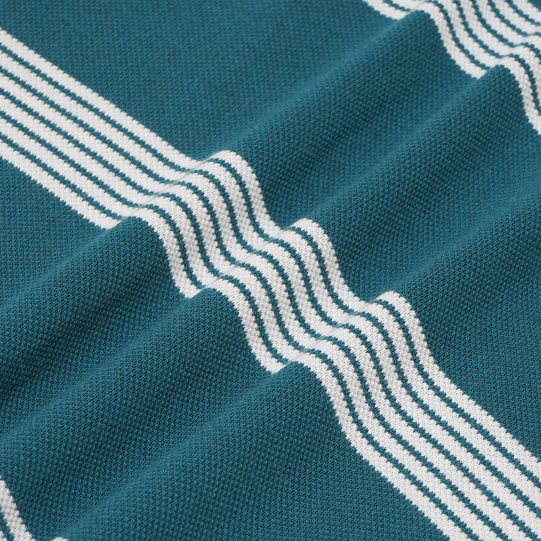FOLX Retro Line Pique Polo Shirt