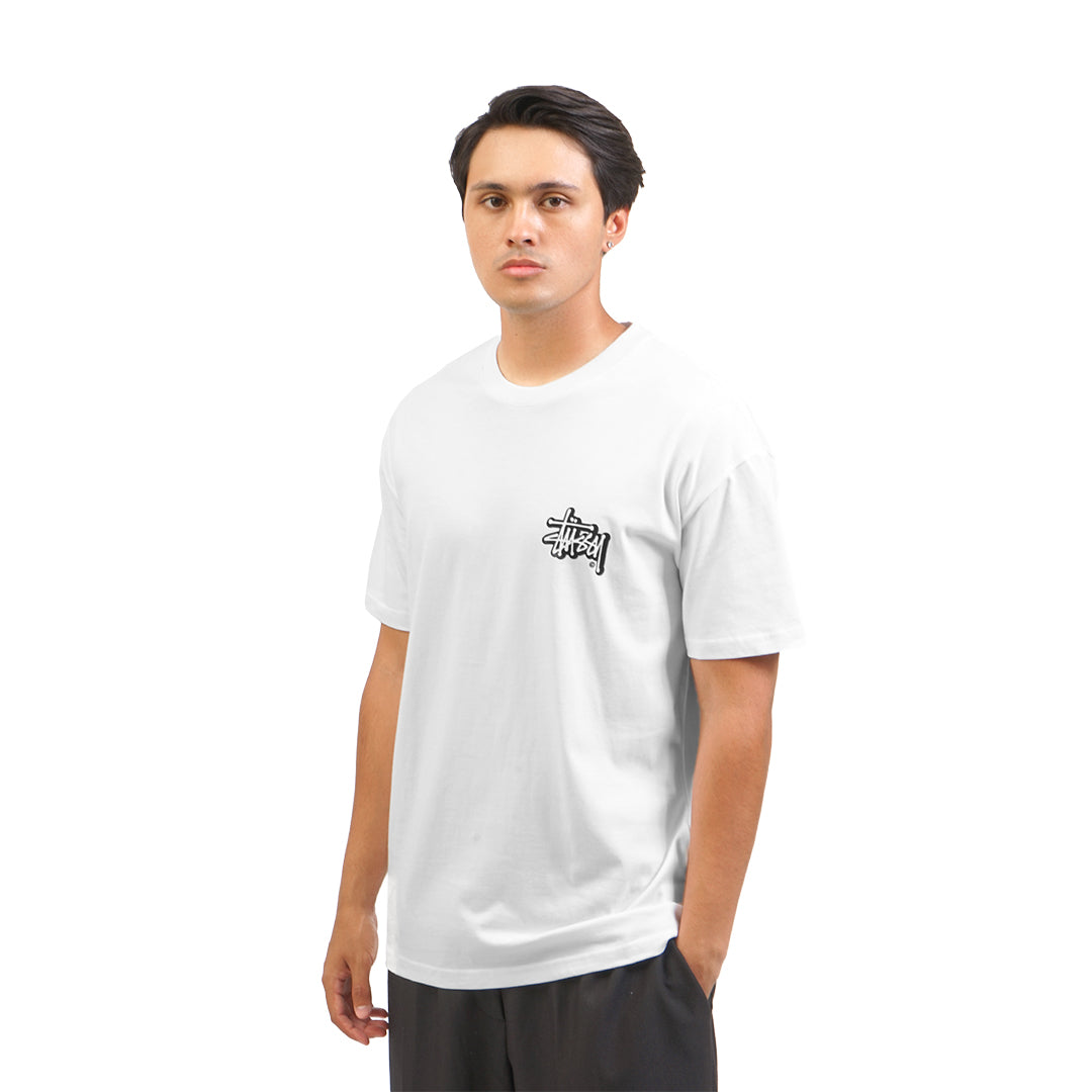 Stussy Solid Offset Graffiti T-Shirt