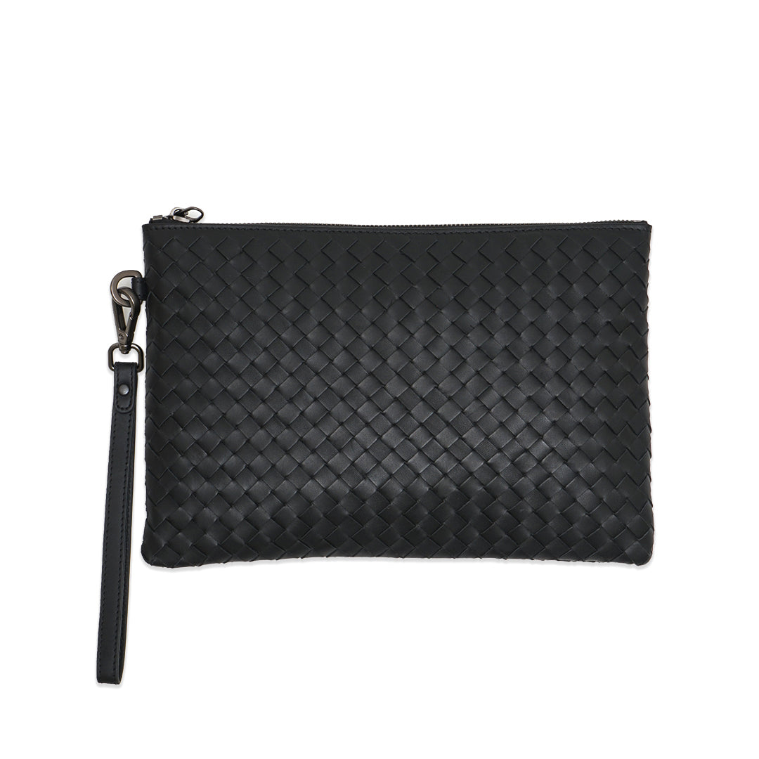 FOLX Intrecciato Classic Clutch