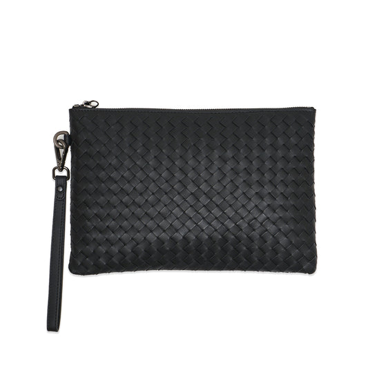 FOLX Intrecciato Classic Clutch