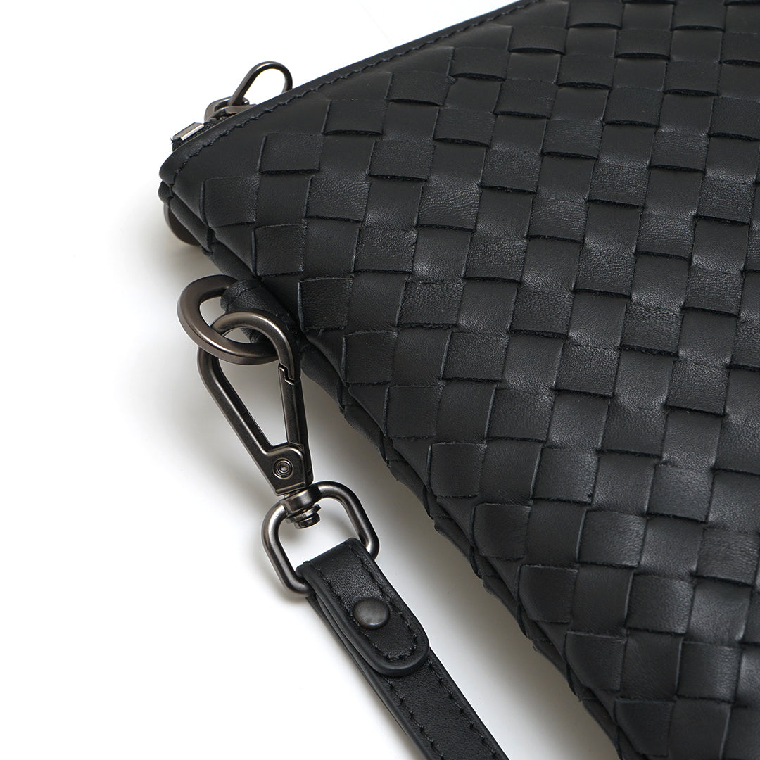 FOLX Intrecciato Classic Clutch