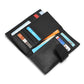 FOLX Small Intrecciato Snap Button Long Wallet