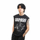 YOUNGLA Unleashed Cut-Offs Sleeveless T-Shirt