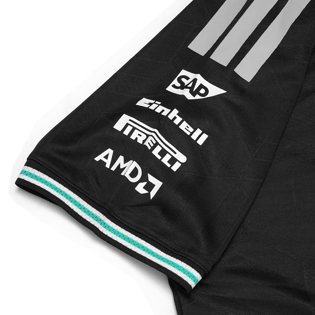 ADD X Mercedes AMG Petronas F1 Team Shoulder Stripes Polo Shirt