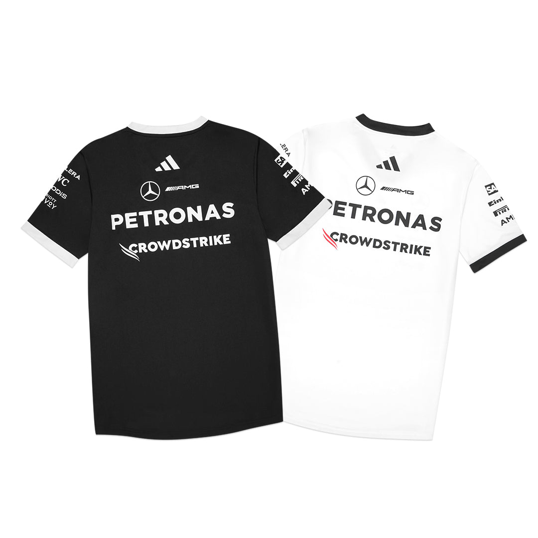 ADD X Mercedes AMG Petronas F1 Team V Neck Jersey T-Shirt