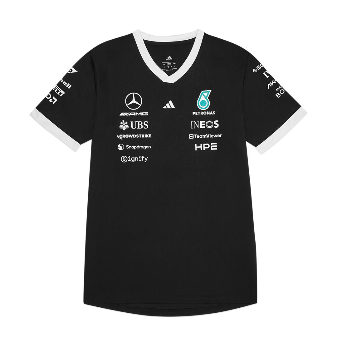 ADD X Mercedes AMG Petronas F1 Team V Neck Jersey T-Shirt