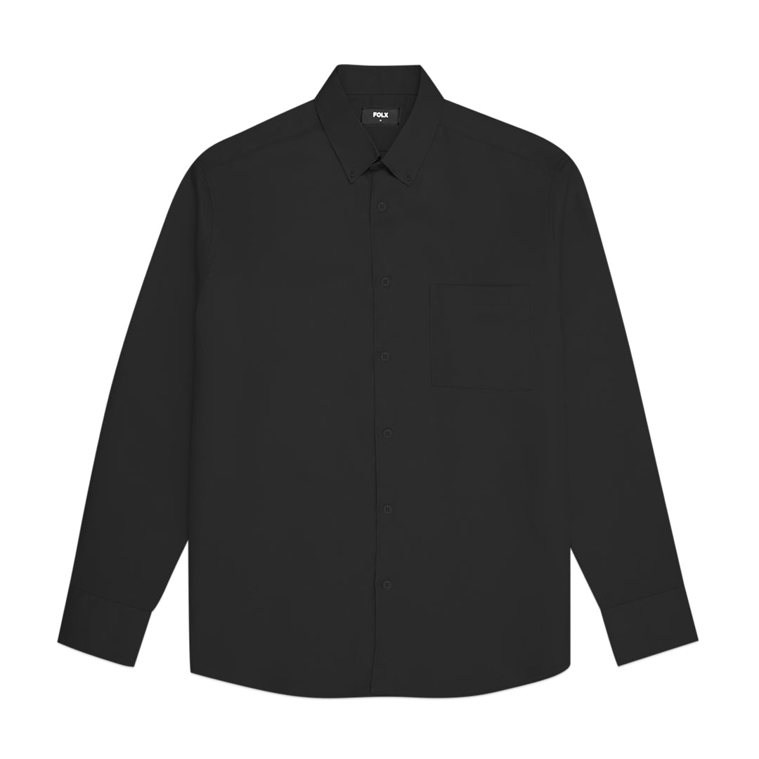 FOLX Refine Textured Pocket Long Sleeve Shirt