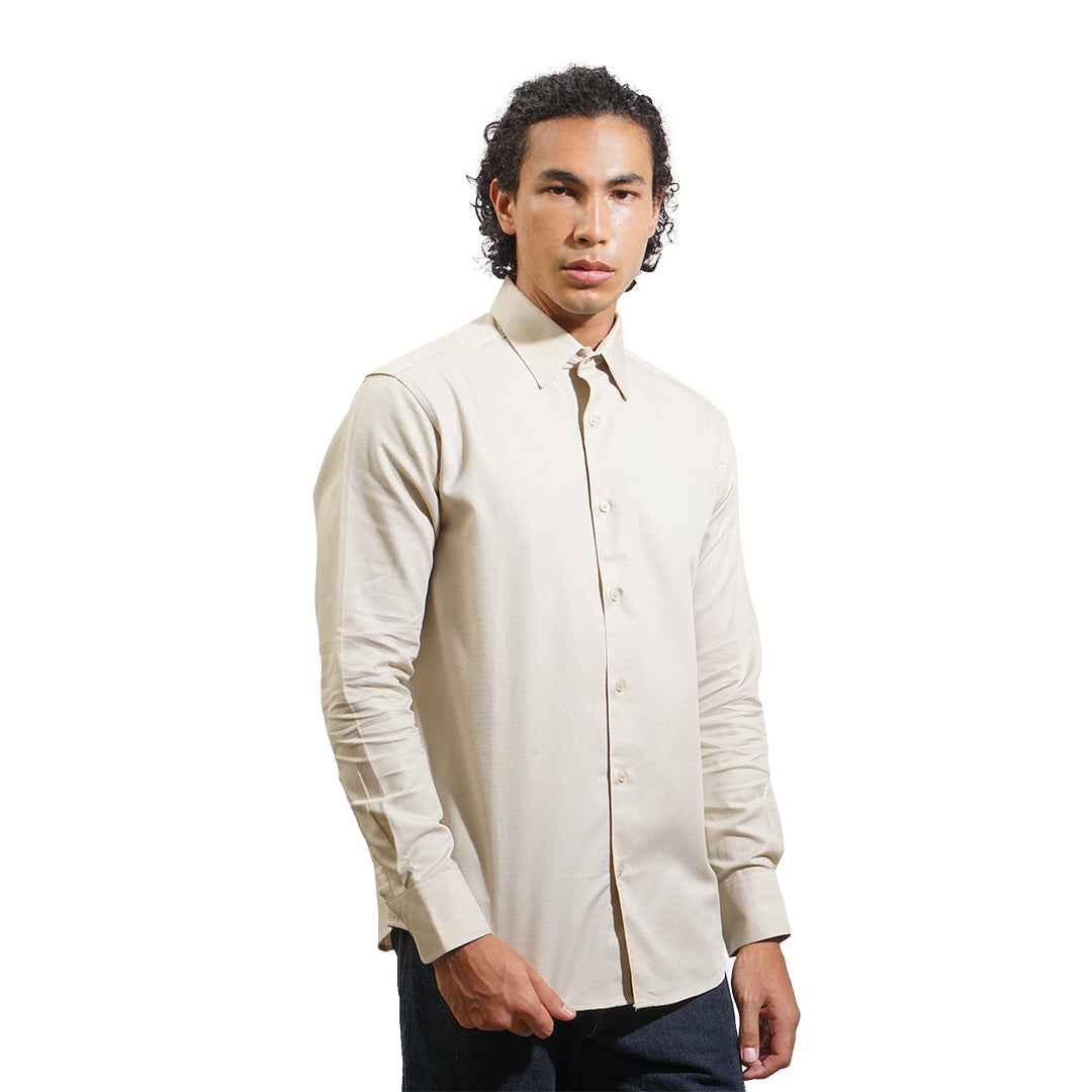FOLX Atelier Textured Long Sleeve Shirt