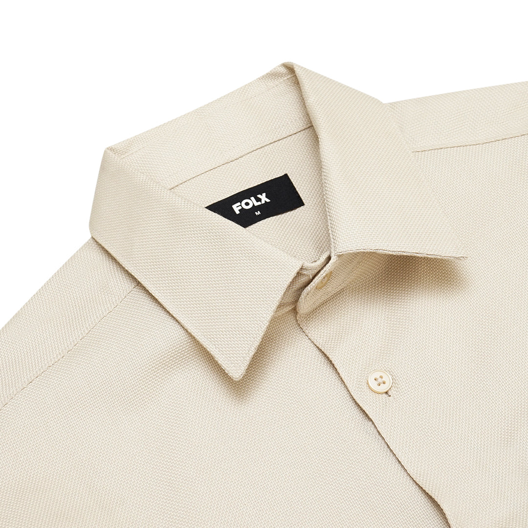FOLX Atelier Textured Long Sleeve Shirt