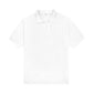 FOLX Linear Textured Open Collar Polo Shirt