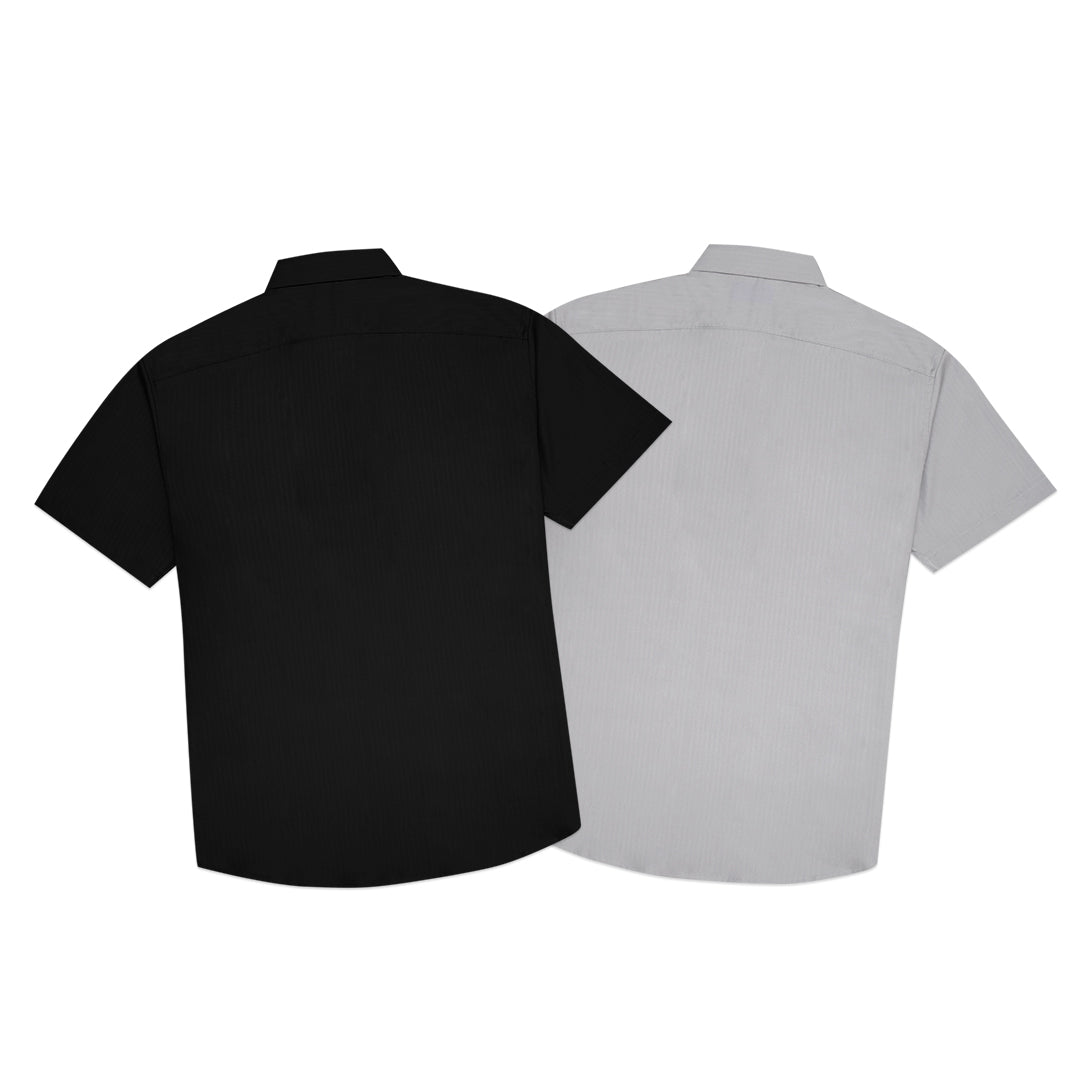 FOLX Refine Textured Short Sleeve Shirt