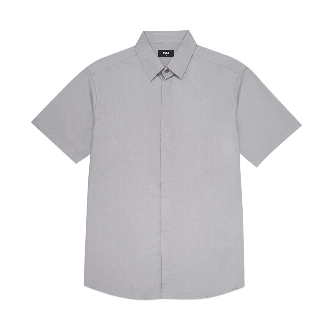 FOLX Refine Textured Short Sleeve Shirt