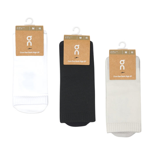 On Cloud Core Run Cushioned High Socks 2-Pair Pack