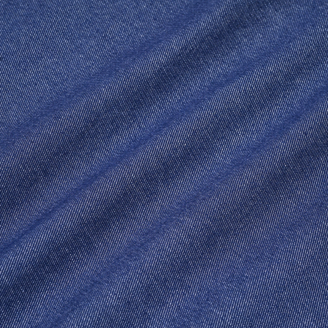 FOLX Denim Popover Short Sleeve Shirt