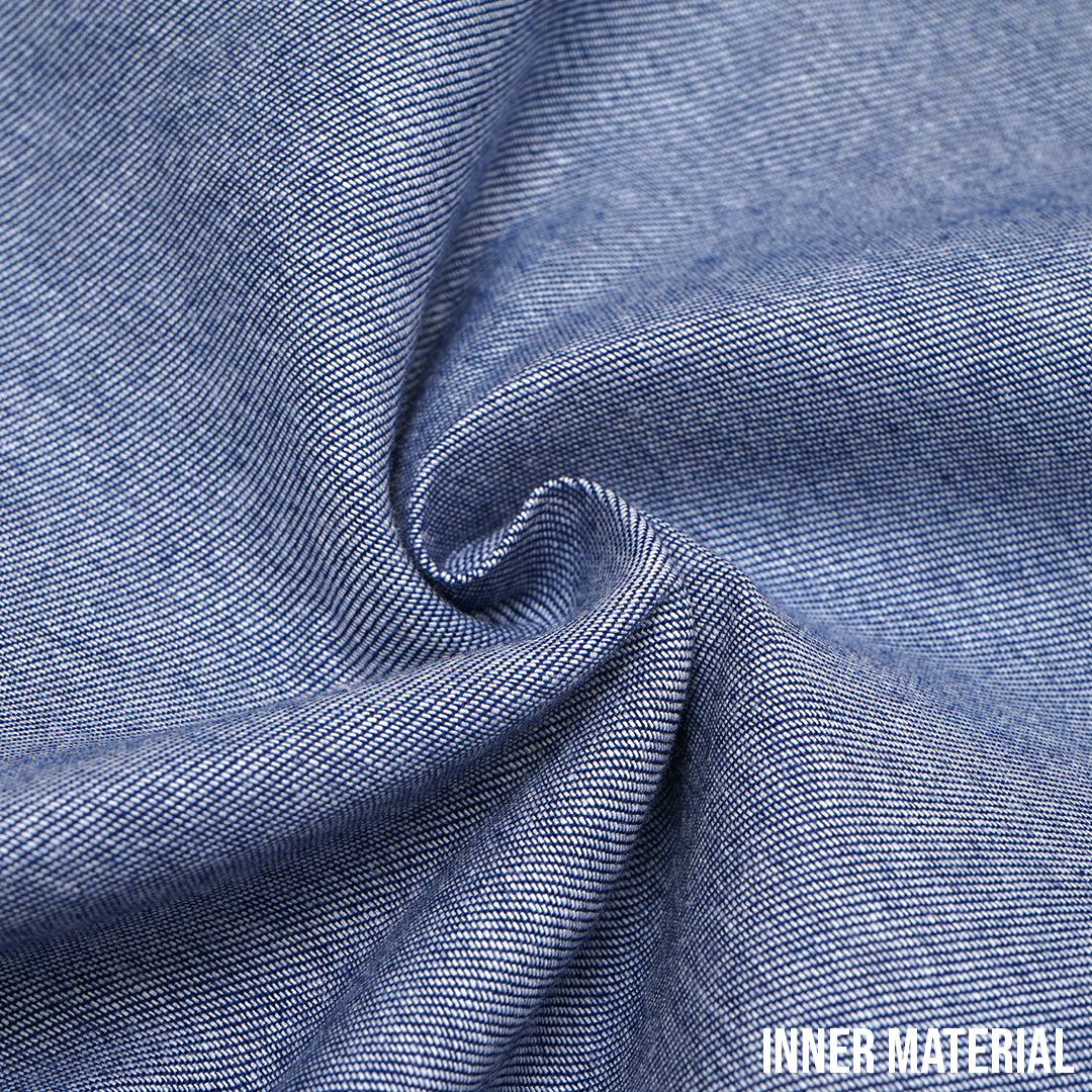 FOLX Denim Popover Short Sleeve Shirt
