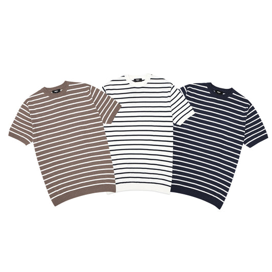 FOLX Stripes Knit T-Shirt