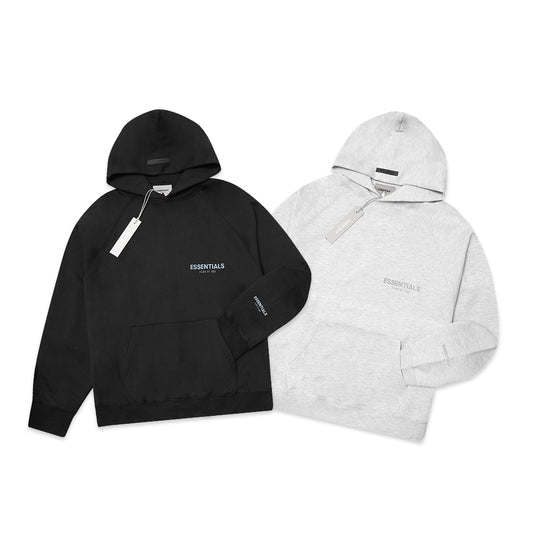 FOG Essentials Chest Reflective Text Hoodie