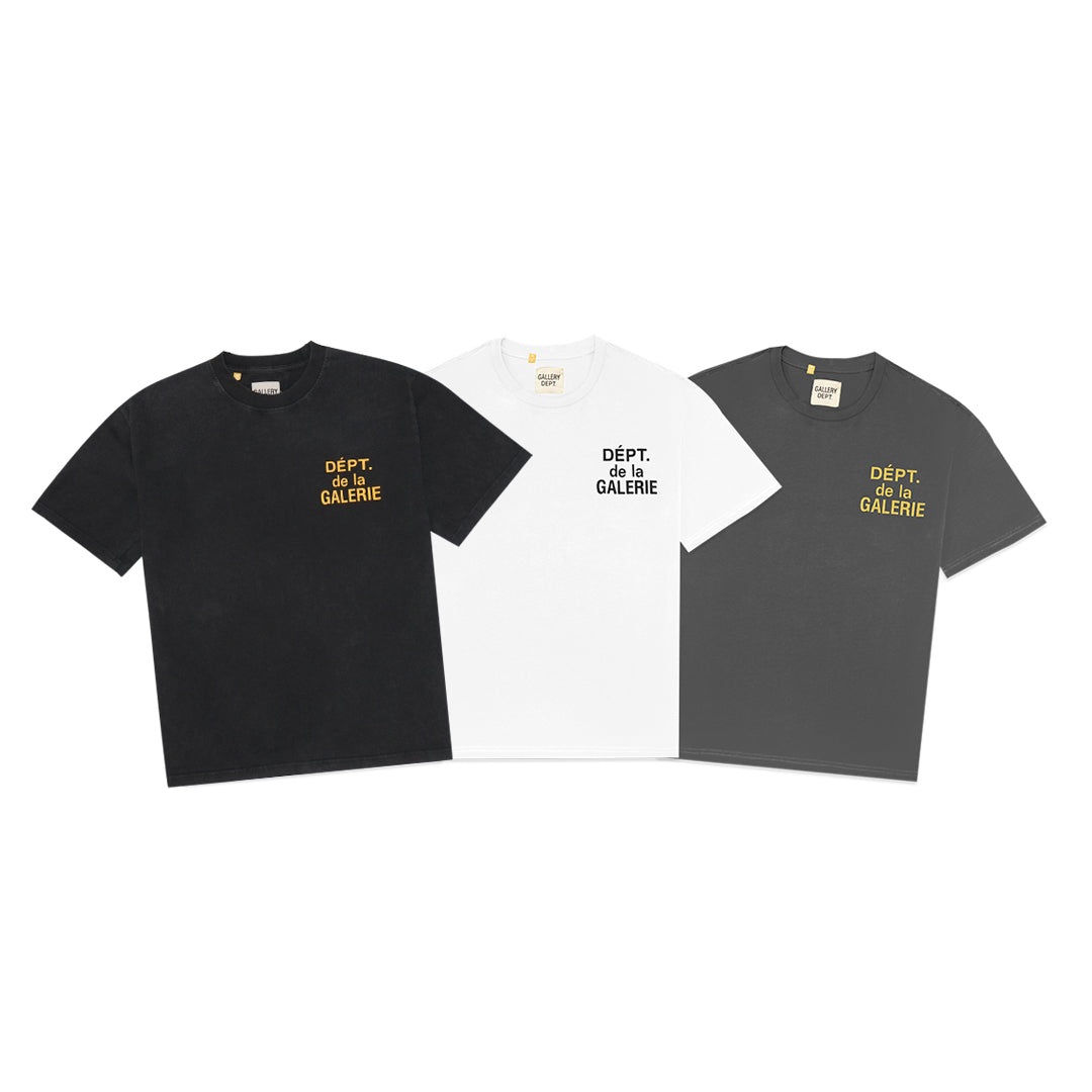 Gallery Dept Distressed Text T-Shirt