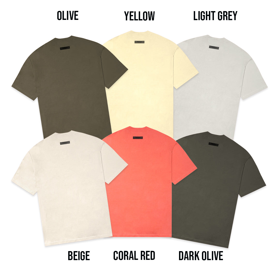 FOG Essentials Chest Solid Velvet Text T-Shirt
