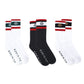 Stussy Bicolor Stripes SS Logo Crew Socks