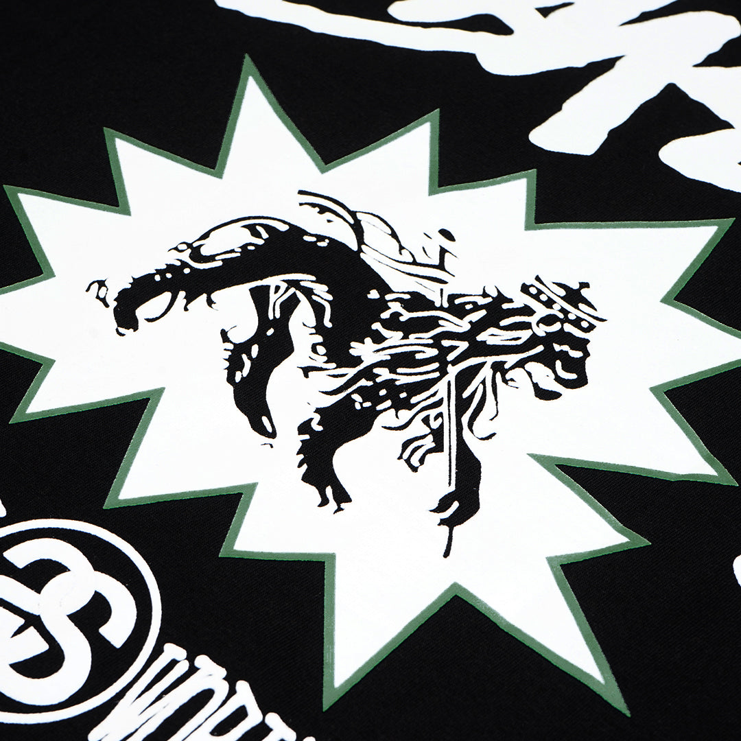 Stussy Lion Tribal Graphic T-Shirt