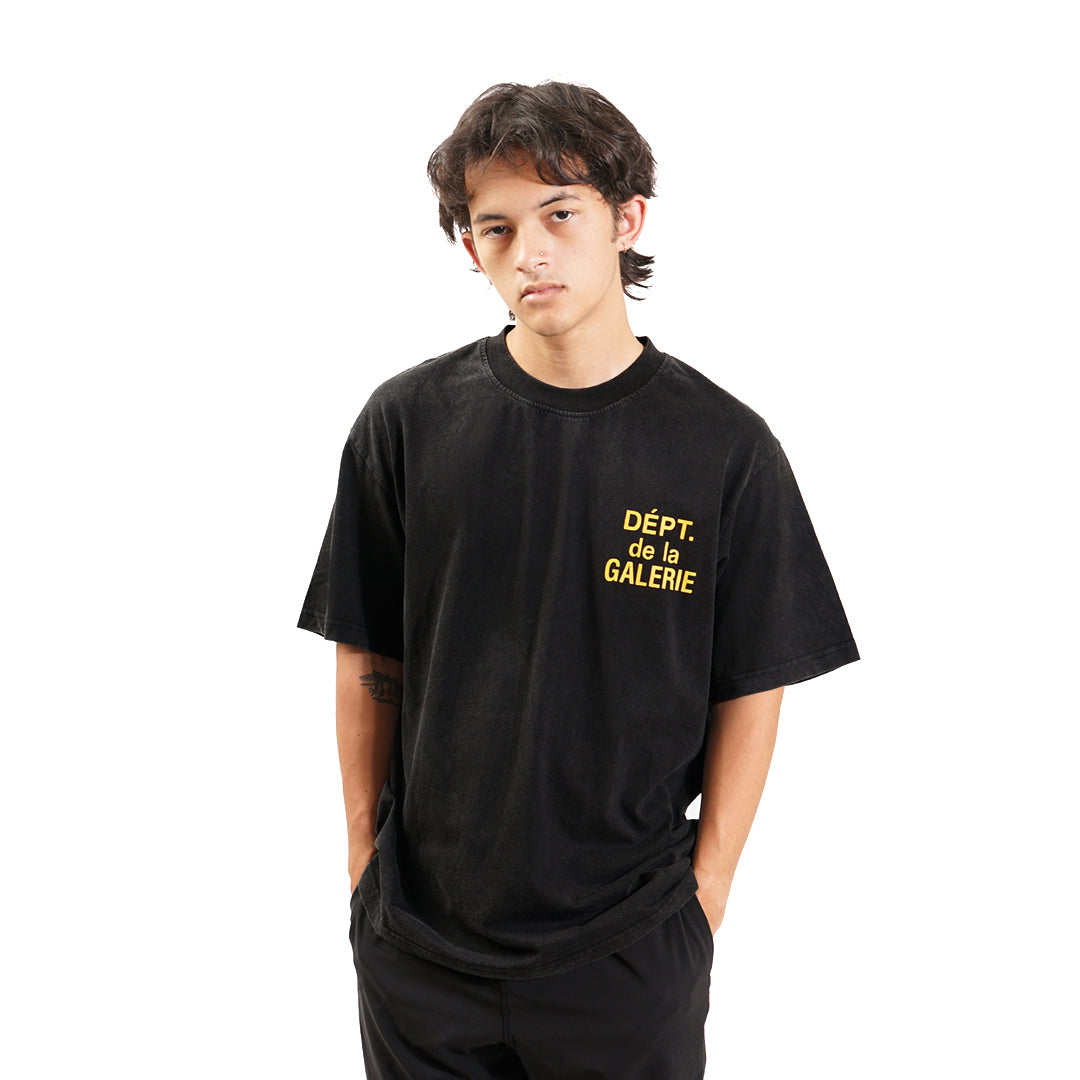 Gallery Dept Distressed Text T-Shirt