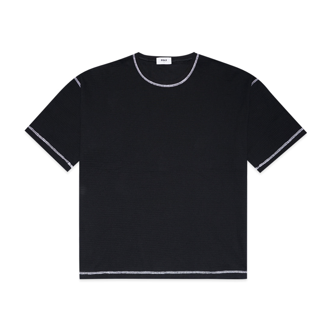FOLX Top Stitches Waffle T-Shirt