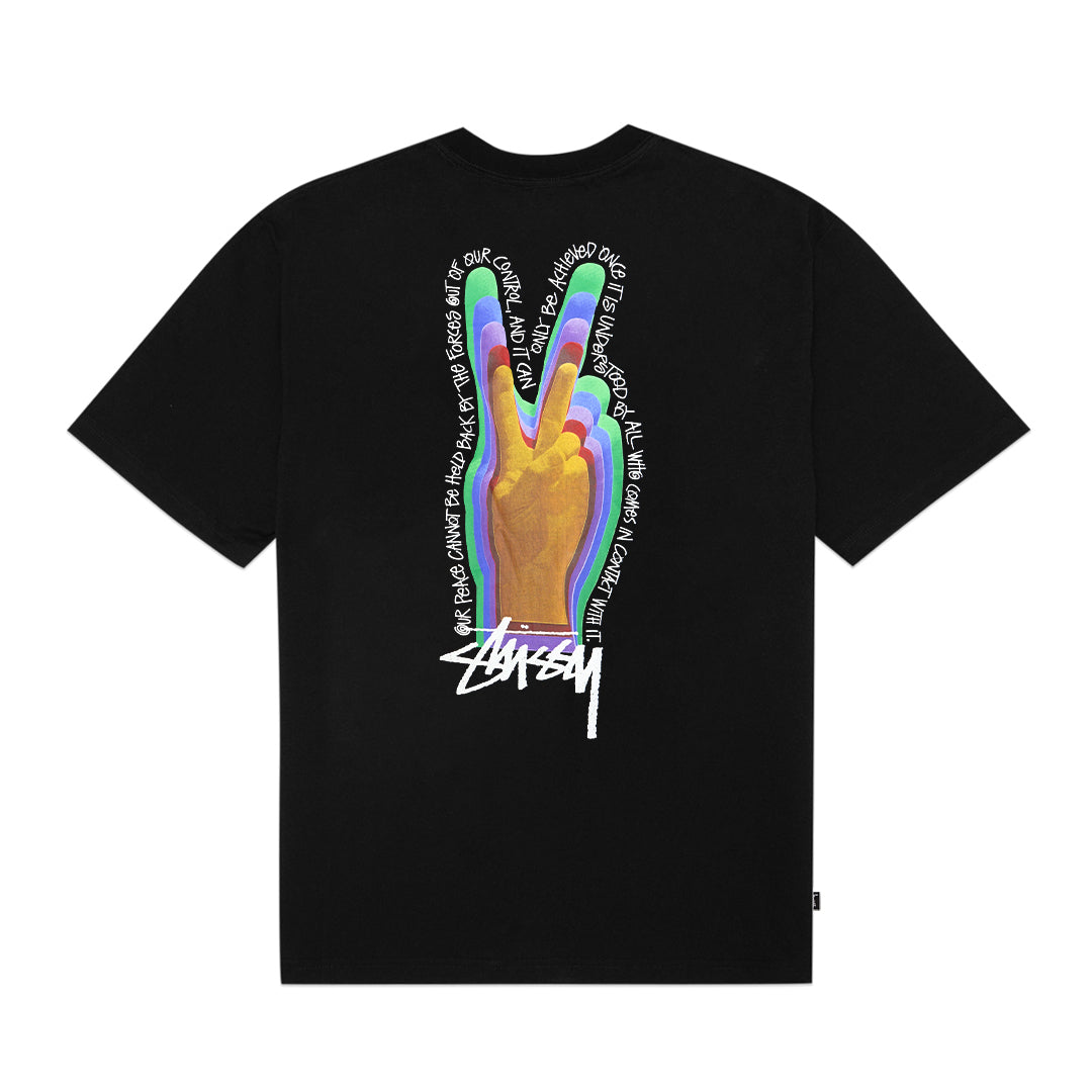 Stussy Peace Sign Graphic T-Shirt