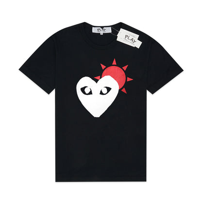 CDG Play Heart and Sun T-Shirt