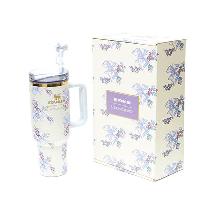 STLY X LoveShackFancy Holiday Quencher H2.0 Flowstate Tumbler
