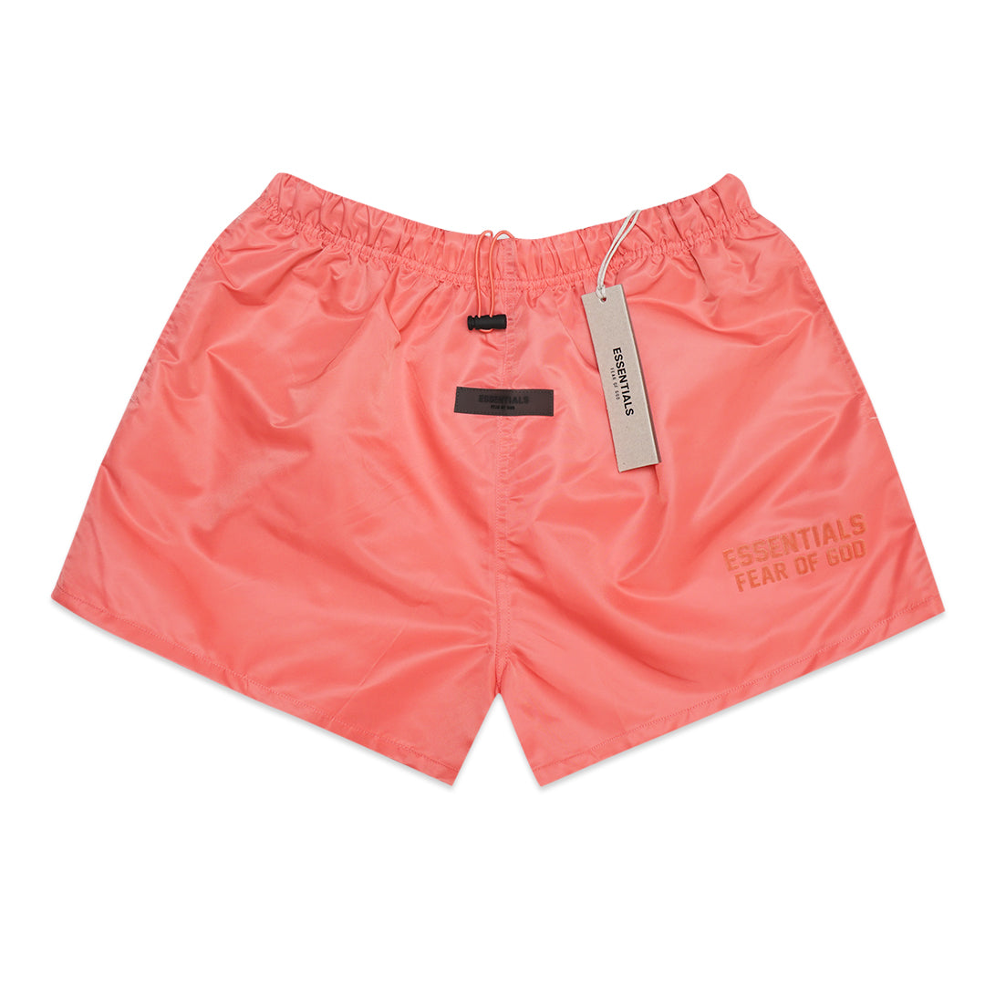 FOG Essentials Velvet Text Running Nylon Shorts