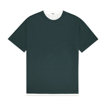 FOLX Faux Layered Crewneck T-Shirt