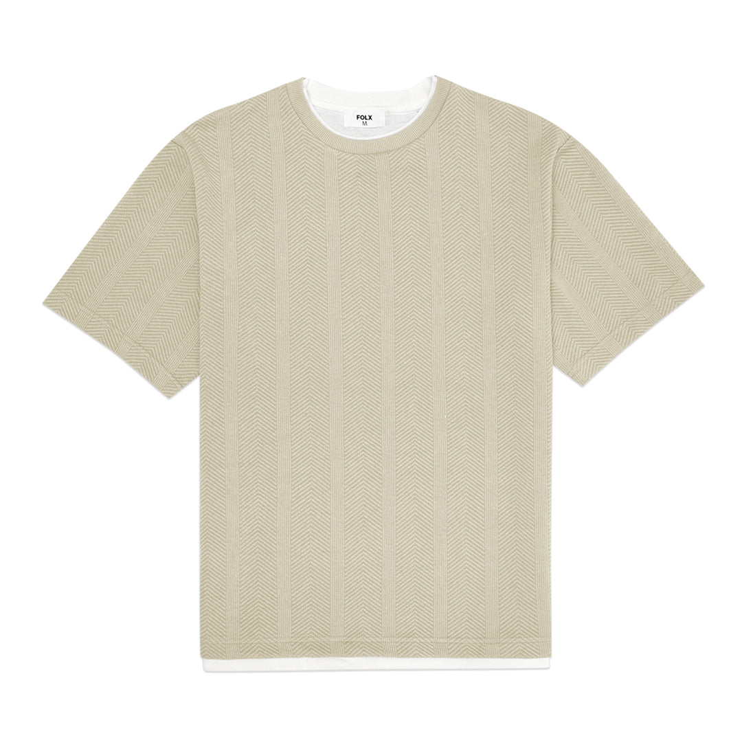 FOLX Arrow Textured T-Shirt