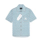 M7B Classic Monogram Denim Short Sleeve Shirt