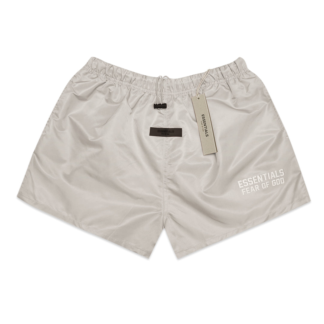 FOG Essentials Velvet Text Running Nylon Shorts