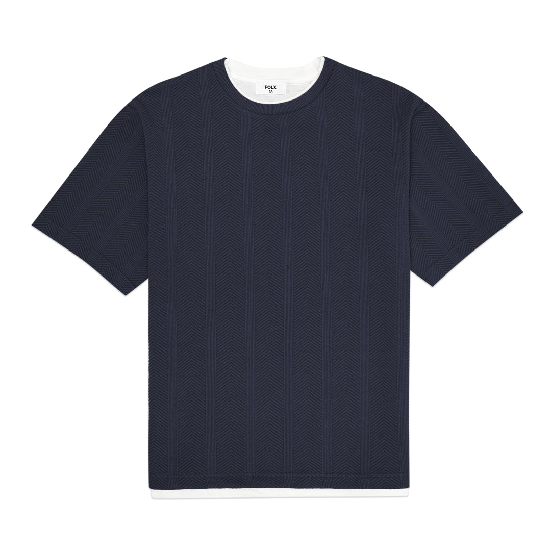 FOLX Arrow Textured T-Shirt