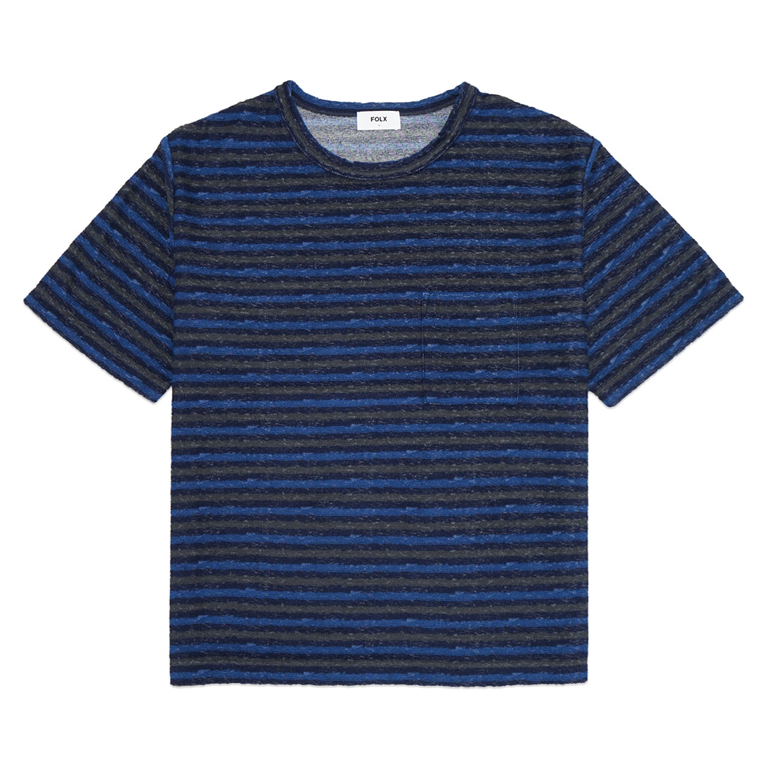 FOLX Stripes Terry Pocket T-Shirt