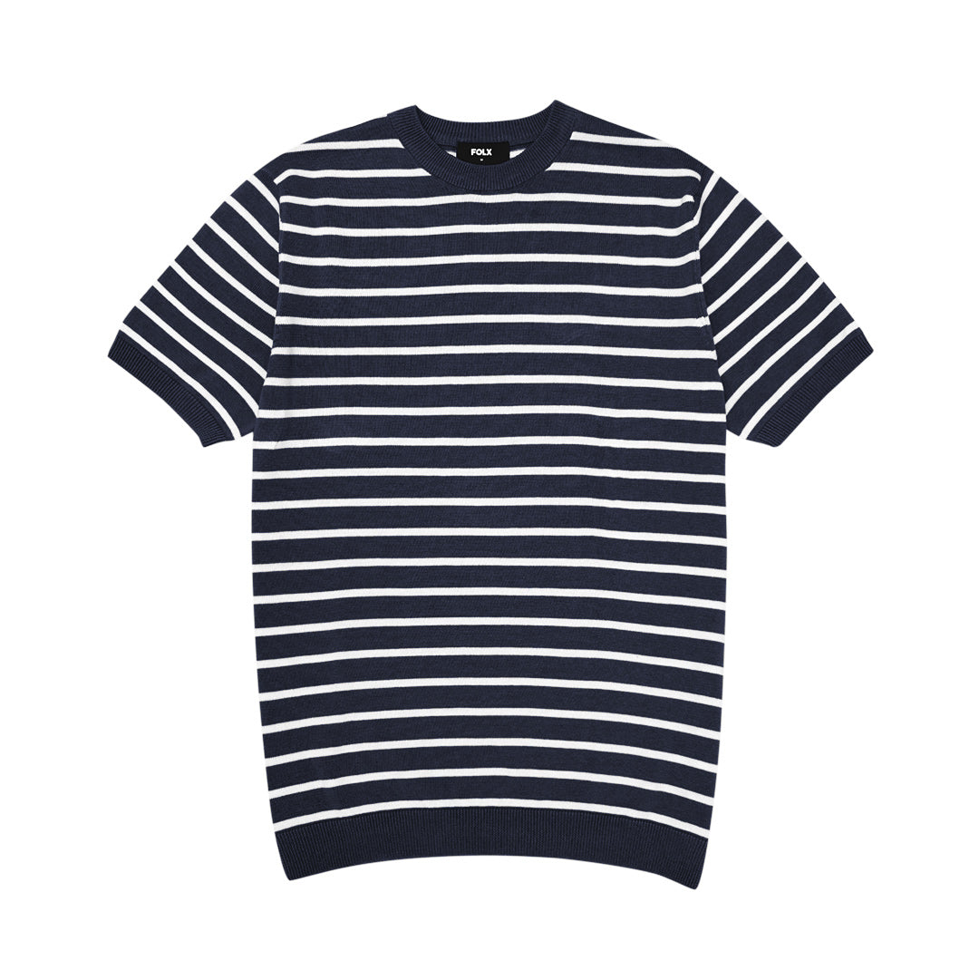 FOLX Stripes Knit T-Shirt